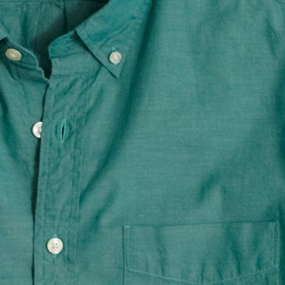 Factory slim sunwashed oxford shirt