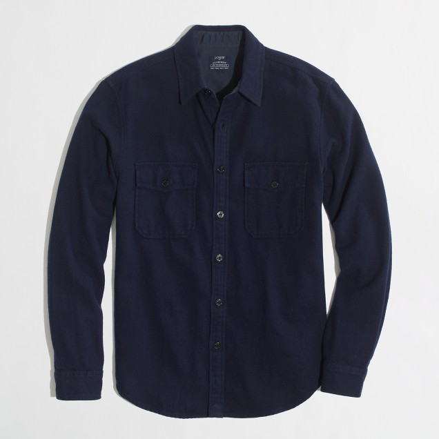 Factory twill cpo shirt-jacket : | Factory