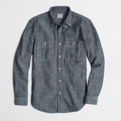 Factory chambray workshirt : | Factory