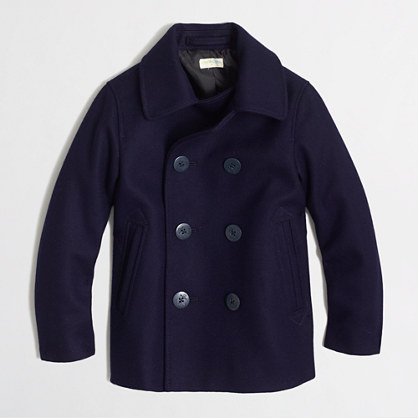 Kids' classic peacoat : outerwear | J.Crew Factory