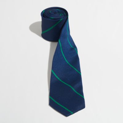 Silk FineStripe Tie Men's Ties J.Crew Factory