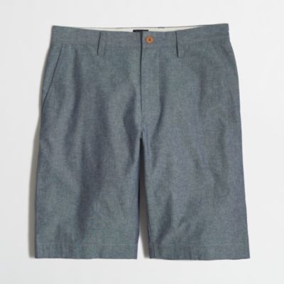 Factory 11" Rivington short in blue chambray