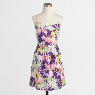 Factory printed cami dress