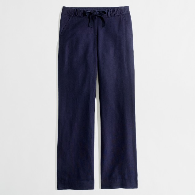 Seaside Pant In Linen-Cotton : Women's Pants | J.Crew Factory