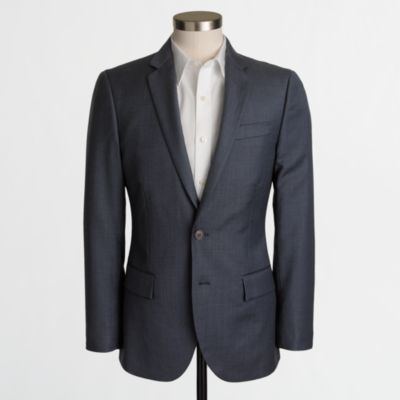 Factory Thompson suit jacket in worsted wool