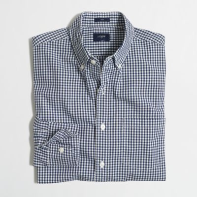 Factory slim washed shirt