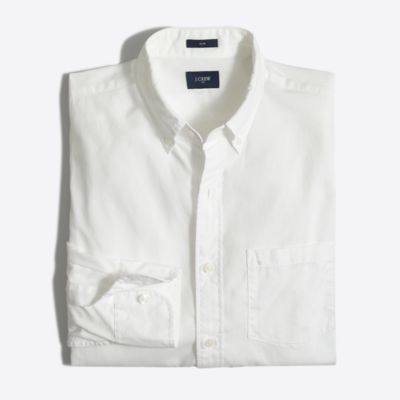 Factory slim washed shirt