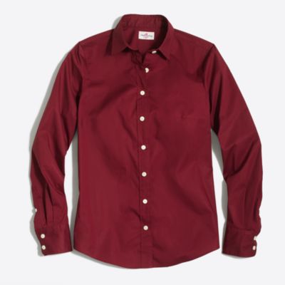 stretchy button down shirt women's