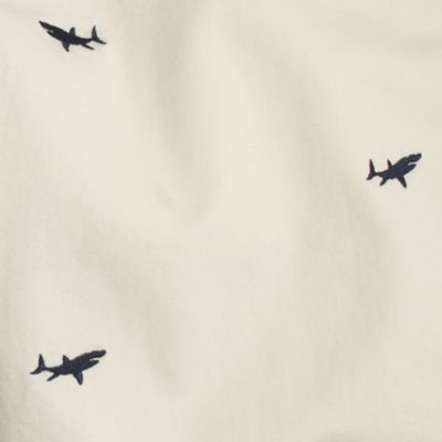 Factory 9" embroidered Gramercy short