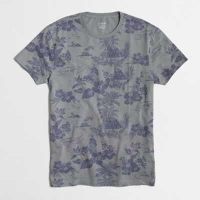 Slim Hawaiian scenes t-SHIRT : | Factory