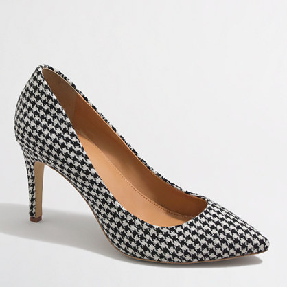 Isabelle Houndstooth Pumps : Women's Shoes | J.Crew Factory