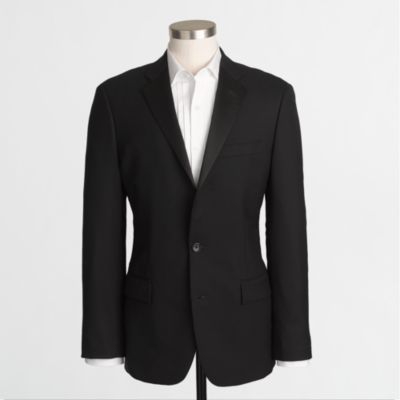 Factory Thompson tuxedo jacket in wool