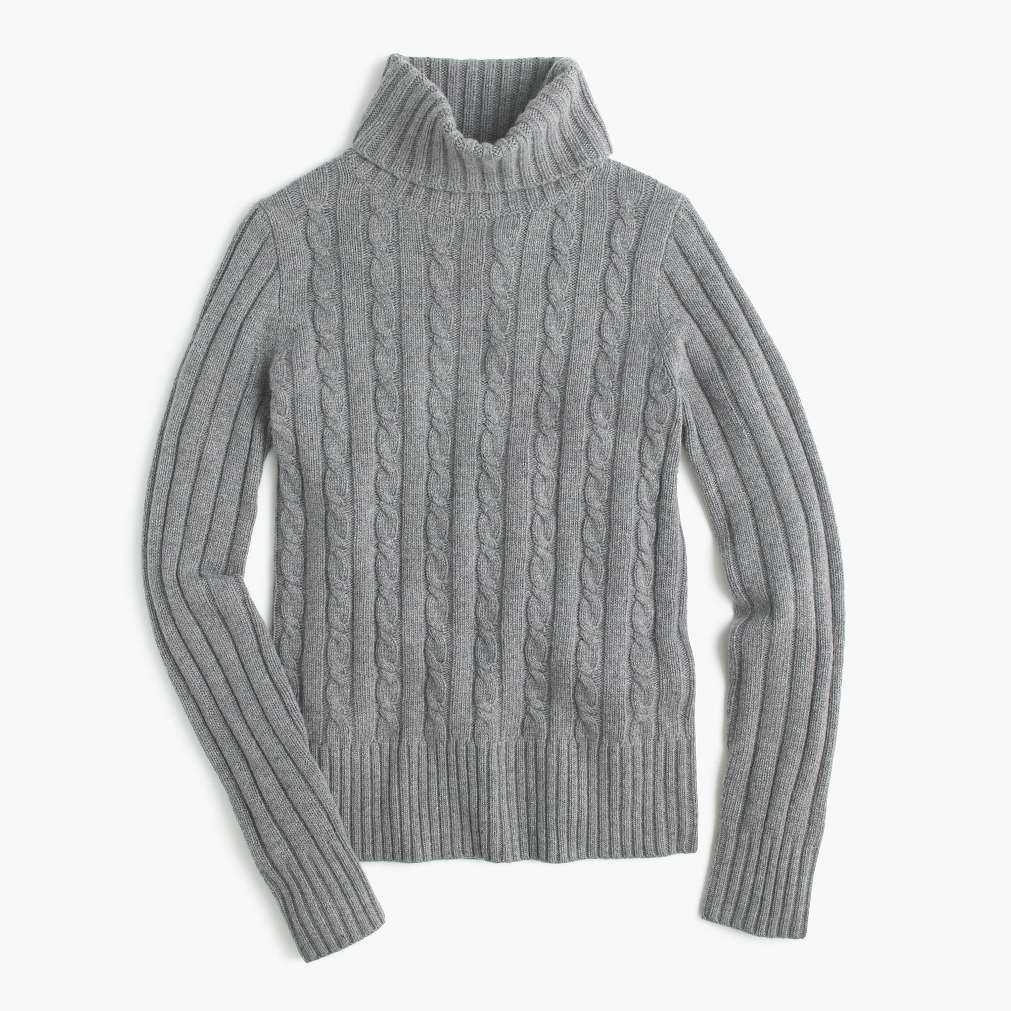 Cambridge Cable Chunky Turtleneck Sweater : Women's Sweaters | J.Crew