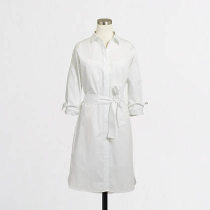 Cotton shirtdress with belt Casual J Crew Factory Cotton shirtdress with belt Casual J Crew Factory