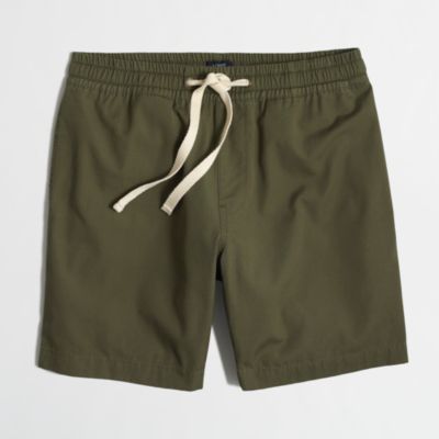 Factory 7" stadium short in lightweight chino