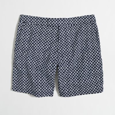 Factory 7" tab swim short in honeycomb
