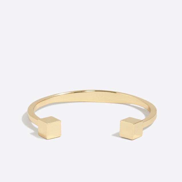 Golden cuff bracelet