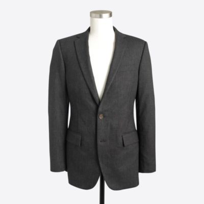 Factory Thompson suit jacket in flex wool