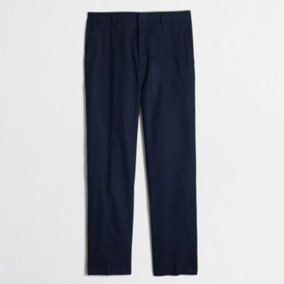 Factory Thompson slim suit pant in flex wool