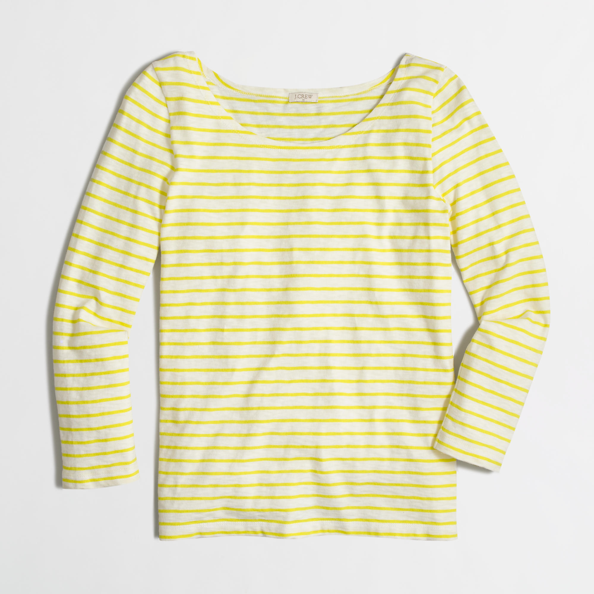 Striped boatneck T-shirt : | Factory