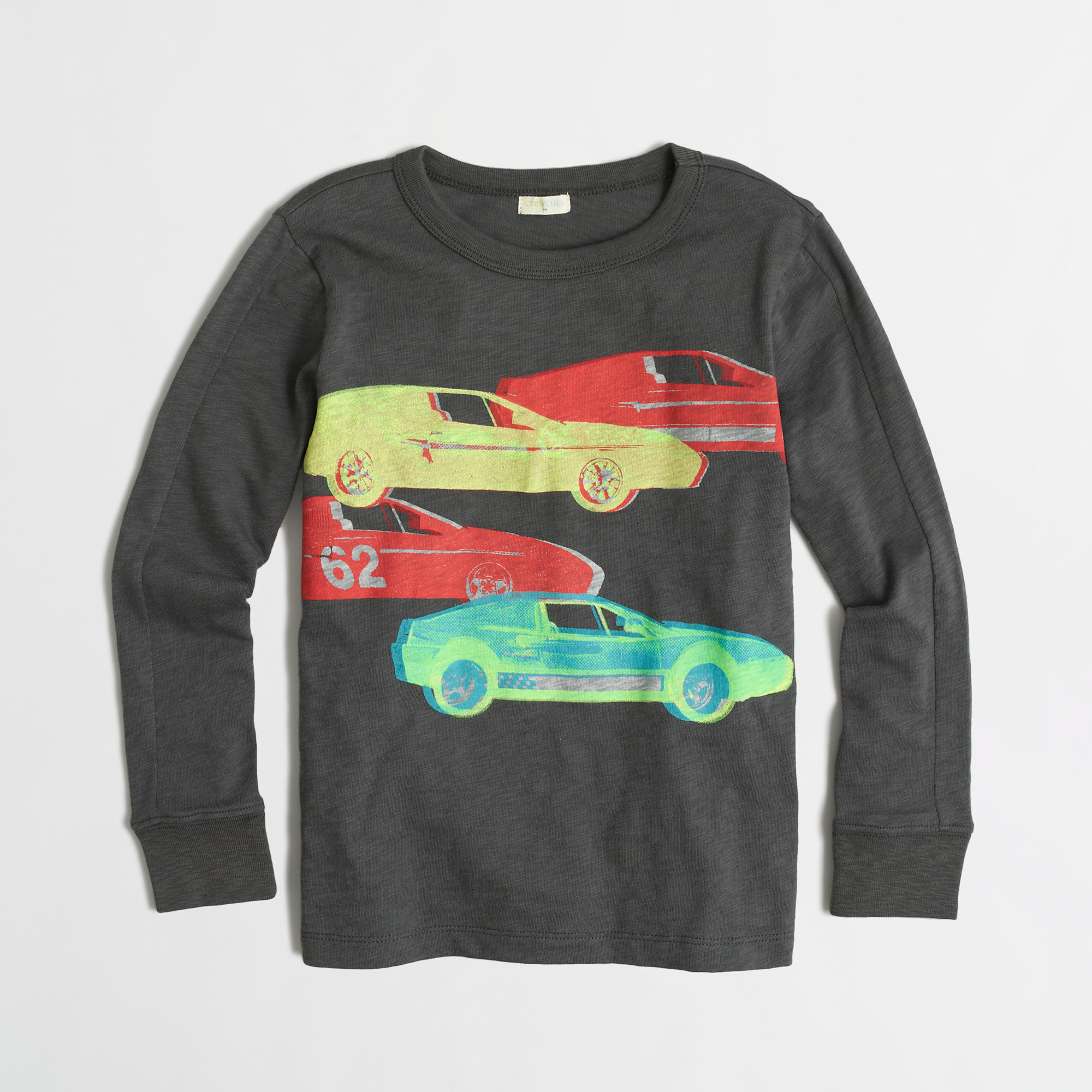 Boys' long-sleeve glow-in-the-dark cars storybook T-shirt : FactoryBoys ...