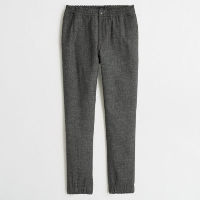 Factory stadium jogger pant in Donegal wool
