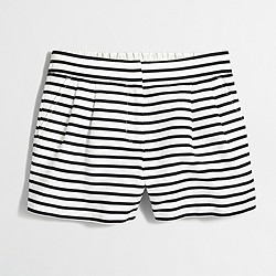 Factory 4" striped pull-on short
