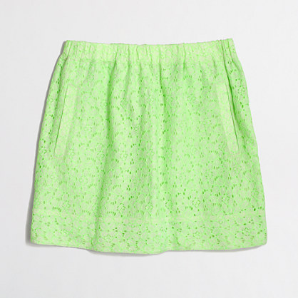 Lace skirt : mini | J.Crew Factory