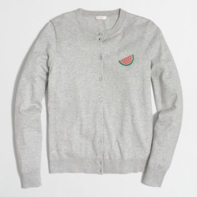 Factory watermelon Caryn cardigan sweater