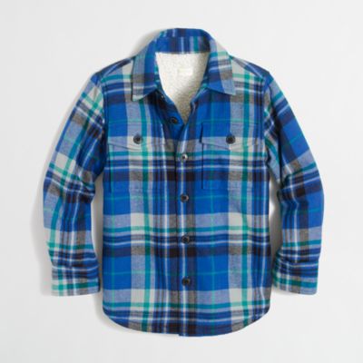 boys sherpa flannel