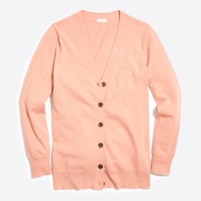 V-neck cardigan sweater