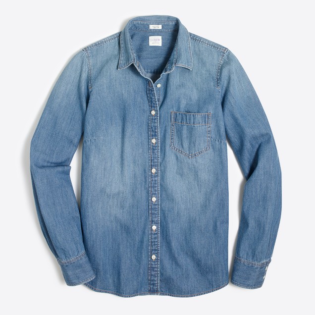 Pocket chambray shirt