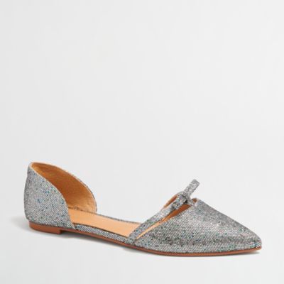 dsw glitter flats