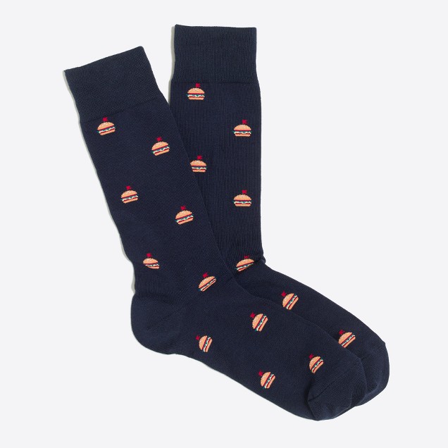 Hamburger socks : FactoryMen Patterned socks | Factory