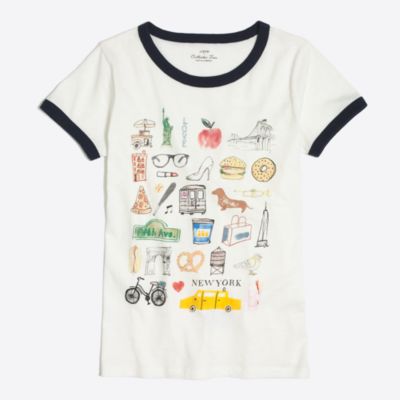 j crew womens graphic tees