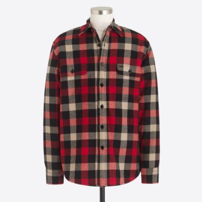 Sherpalined flannel jacket FactoryMen Jackets Factory