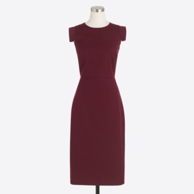 Cap-sleeve sheath dress