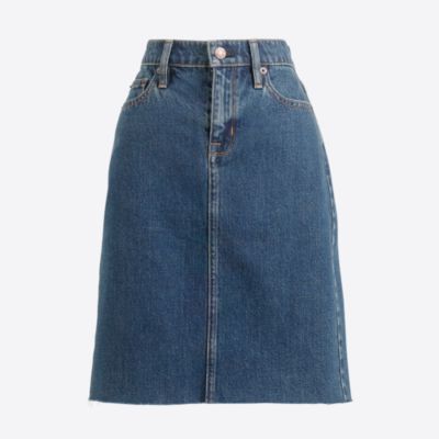 A-line denim skirt : FactoryWomen mini | Factory