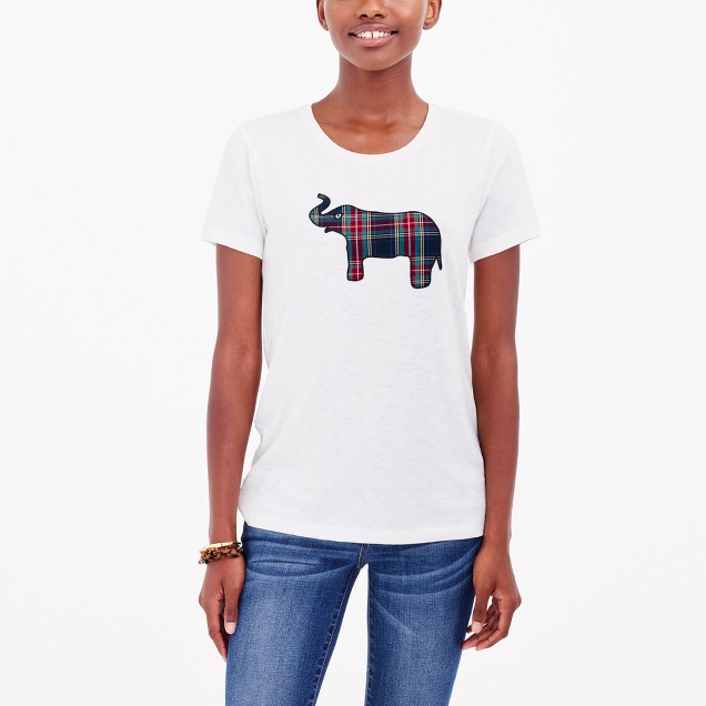 Tartan elephant collector T-shirt